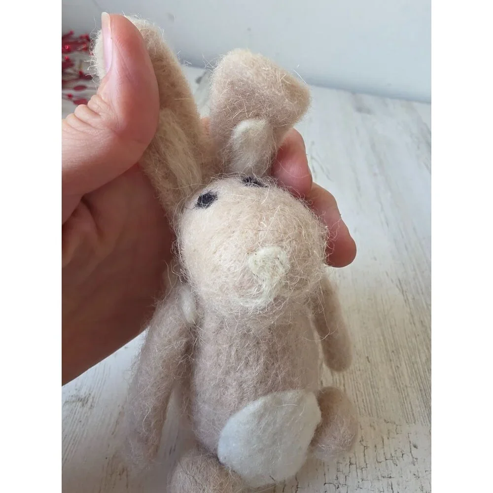 Shabby chic Easter bunny‎ rabbit spring decor village